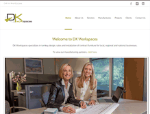 Tablet Screenshot of dkworkspaces.com